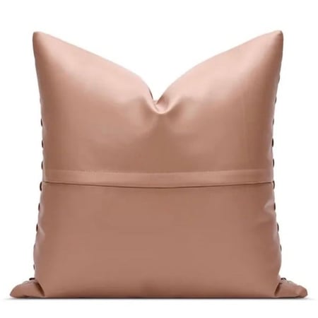 غطاء وساده زهري بخيوط صوف بيضاء