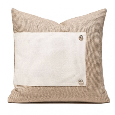 غطاء وسادة انيق مودرن بيج