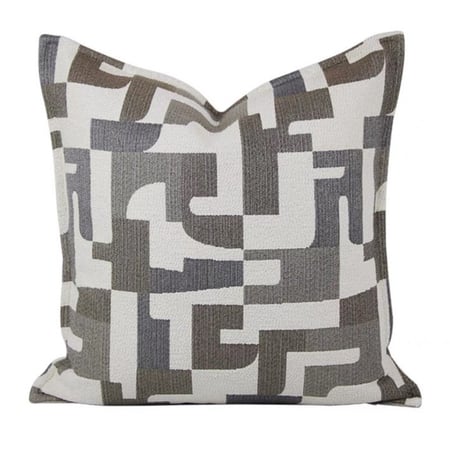 غطاء وسادة رمادي