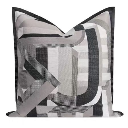 غطاء وسادة رمادي مودرن