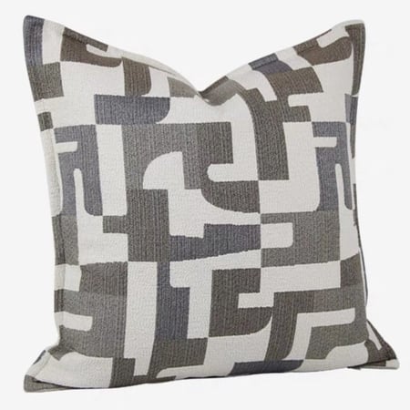 غطاء وسادة رمادي