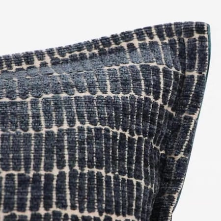 غطاء وسادة ازرق