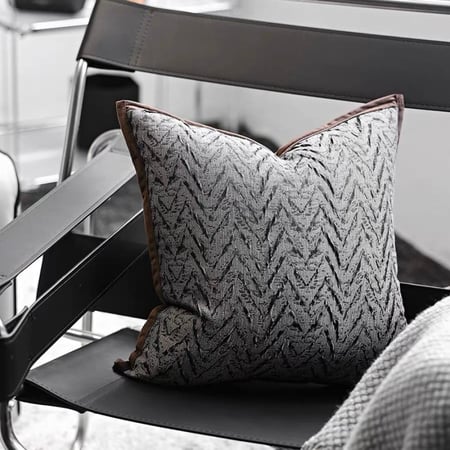 مجموعة اغطية بني ورمادي - فانسي هوم