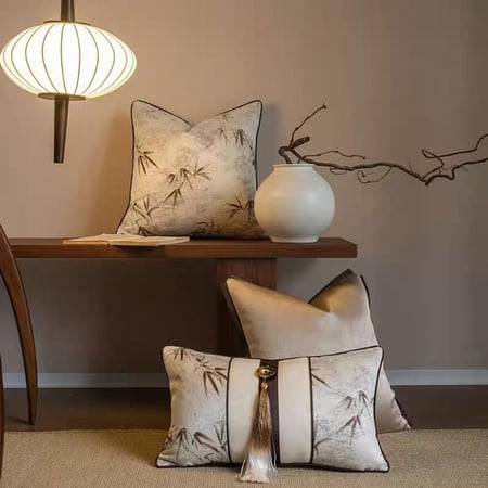 أغطية خداديات بنقشة البامبو مجموعة " همس الطبيعة "