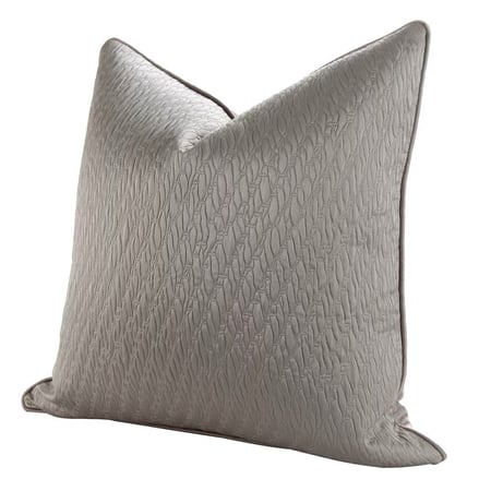 غطاء وسادة رمادي