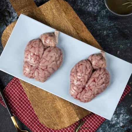 مخ عجل بلدي (1 حبة)