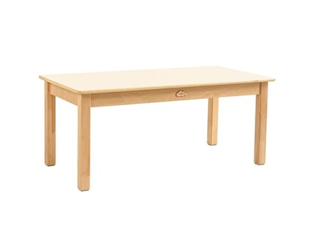 طاولة خشبية مستطيلة 6:4 طلاب - ارتفاع 50