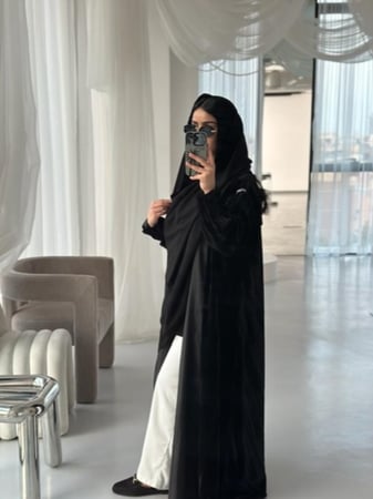 N43 مخمل مكسر - اسود -