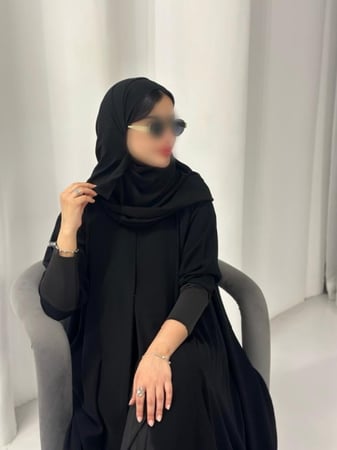 N45 عباية دبل كلوش - مقفله بازرار