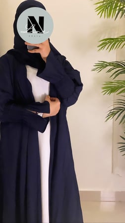 N11 عباية كلوش - لينن مكسر