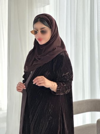 N43 مخمل مكسر - بني -