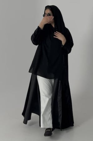 N43 مخمل مكسر - اسود -