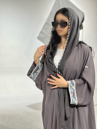 N25 - نص بشت بلاك بيري (رمادي)