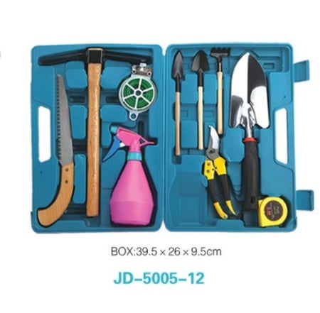 شنطة ازرق ادوات بستنه 11 قطع موديل JD-5005-12