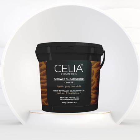 مقشر السكر الرغوي بالقهوة 600 مل