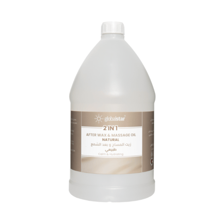جلوبال ستار زيت بعد الشمع والمساج طبيعي 3.8 لتر