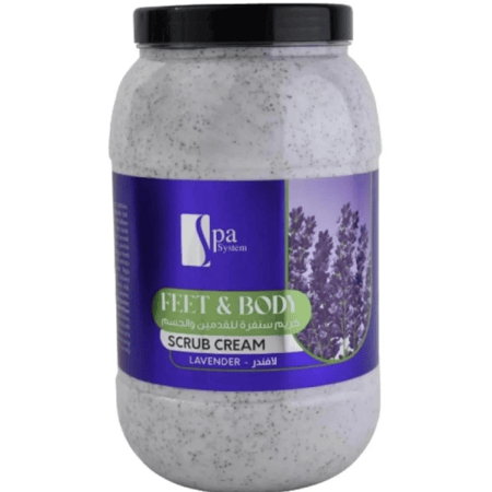 صنفرة للجسم والقدمين باللافندر من سبا سيستم-5كيلو
