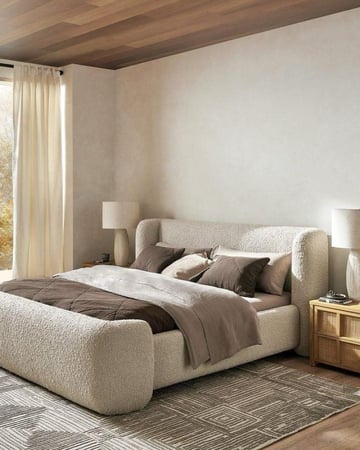 سرير كلاود هيفن بوكليه - بيج