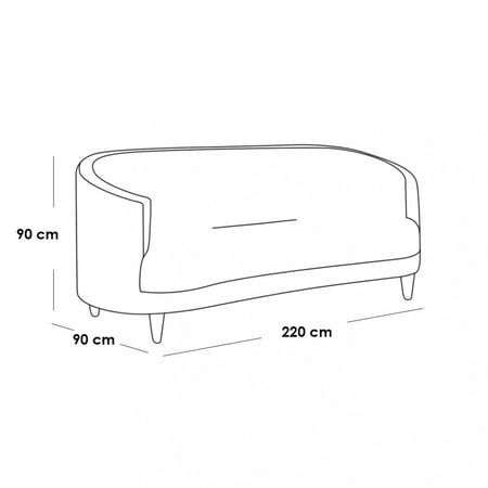 الصوفا و كرسي قماش البوكليه