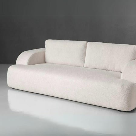 كنبة 3 مقاعد 200×80×80 سم - بيج