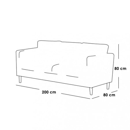 كنبة ثلاث مقاعد