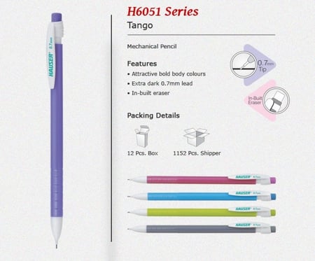 15 قلم  ضغاط , 5 الوان مع مساحة هوزر المانيا