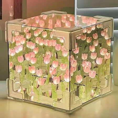 مصباح مرآة زهرة الزنبق
