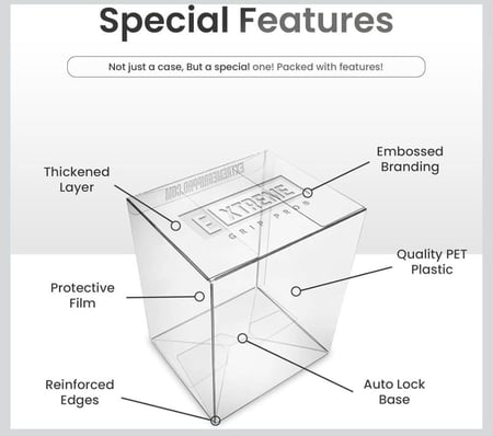 Funko Protector 4 inch Soft with Extra Protection Case 0.50mm سبيشل سوفت بروتيكتور للفونكو 4انش حماية اكثر بسماكة 0.50 مم