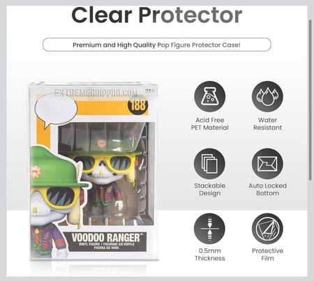 Funko Protector 4 inch Soft with Extra Protection Case 0.50mm سبيشل سوفت بروتيكتور للفونكو 4انش حماية اكثر بسماكة 0.50 مم
