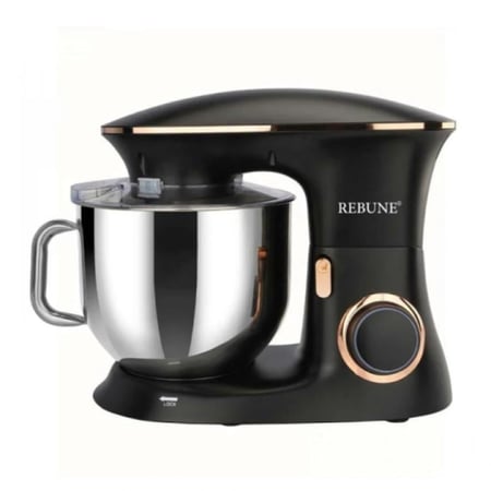 ريبون عجانة كهربائية - 7 ليتر - 1100 واط - 6 سرعات - أسود - RE-2-096