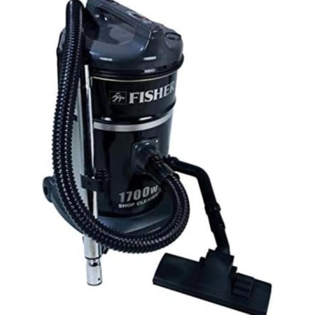 فيشر مكنسة كهربائية برميل 1700 واط 20 لتر - أسود - BSC-1700