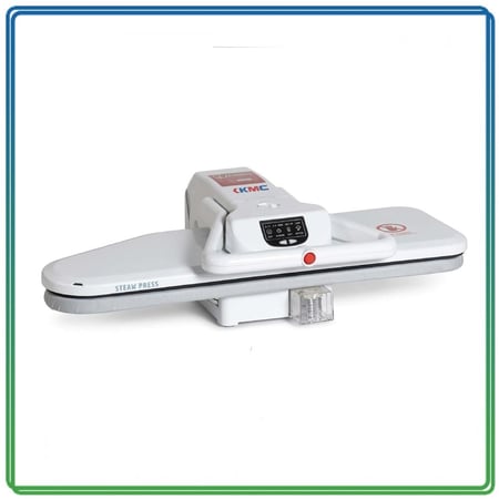 مكوى كبس,ماركة كي ام سي,مقاس 43,ديجتل,اللون ابيض,الموديل KMSP-11008