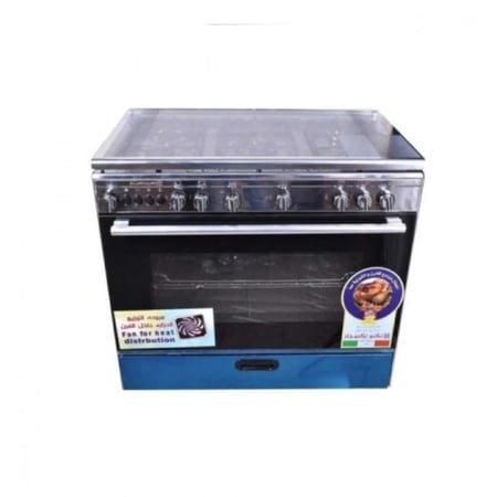 تكنو غاز فرن غاز 60x90 سم - 5 شعلات - ستانلس ستيل - C4730