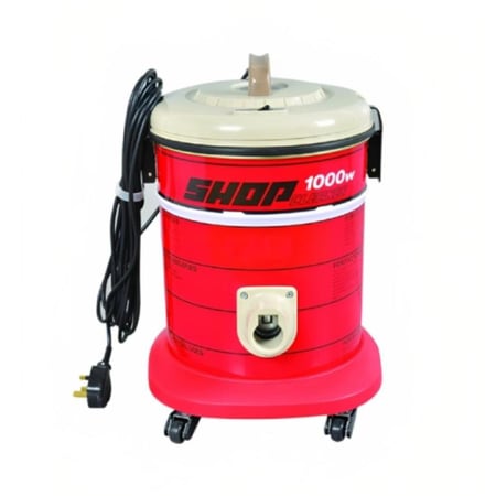 بيسك مكنسة كهربائية برميل 10 ليتر بقوة 1000 واط - أحمر - BSC-510A