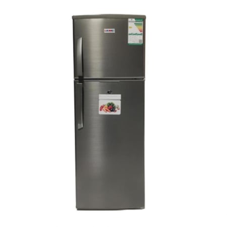 كي إم سي ثلاجة بابين 185 لتر - 6.5 قدم مكعب - فضي - KMF-185-S