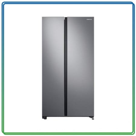 ثلاجة,ماركة سامسونج,دولابي,22.9قدم,اللون استيل,الموديل RS62R5001M9/ZA
