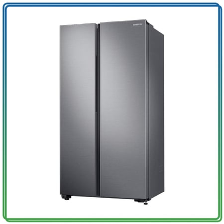ثلاجة,ماركة سامسونج,دولابي,22.9قدم,اللون استيل,الموديل RS62R5001M9/ZA