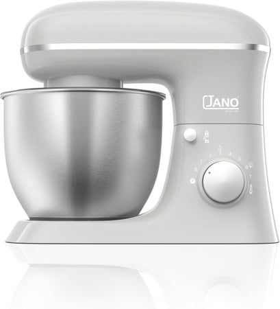 عجانة , ماركة جانو , لون رمادي , 5 لتر , 1300 واط , 8 سرعات , JN02205