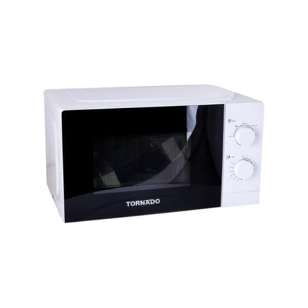 تورنيدو ميكرويف 20 لتر - 1800 واط - 5 مستويات - أبيض - TWMS-20-W-S