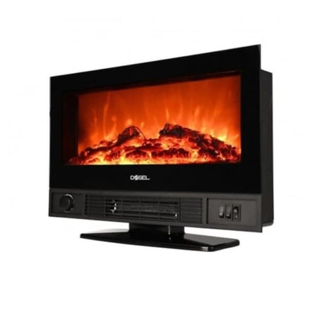 دوسل دفاية كهربائية 1800 واط - مستويين حرارة - أسود - DOSHTSQYH04A