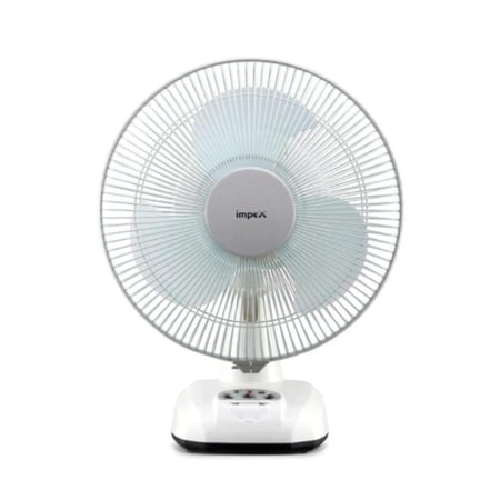 إمبكس مروحة شحن 3 سرعات - 2800 دورة في الدقيقة - LED - أبيض - BREEZE D3