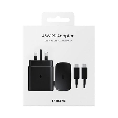 فيش شاحن سامسونج 45 واط الاصلي Samsung Charger 45W
