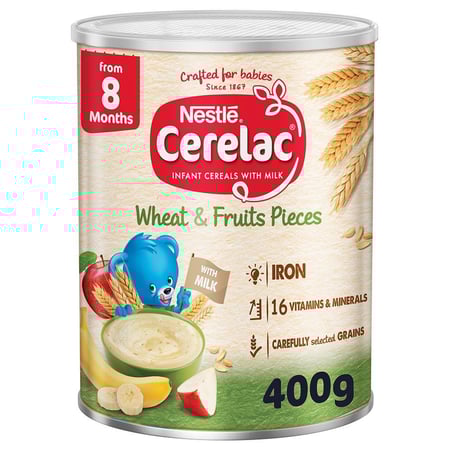 سيريلاك قمح وقطع فواكه 400جم