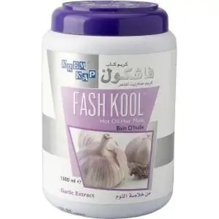 فاشكول كريم حمام زيت للشعر بخلاصة الثوم من كريم كاب - 1500 مل