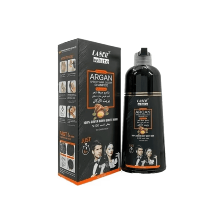 ليزر وايت شامبو صبغة بالارجان اسود 200مل