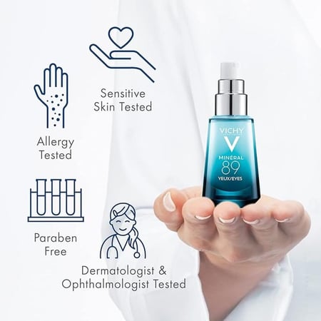 سيروم فيتشي مينرال89 لمنطقة العين لترطيب وتجديد البشرة - 15مل