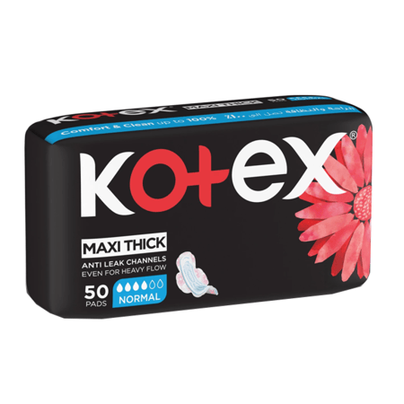 فوط كوتكس ماكسي العادية – 50 فوطة