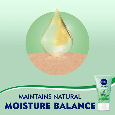 غسول الوجه نيفيا المنقي للبشرة الدهنية والمختلطة 150 مل