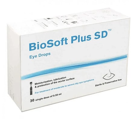 قطرة العين بايوسوفت بلس إس دي