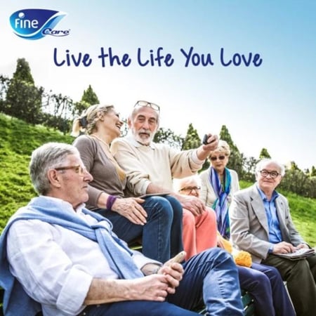 فاين كير حفاضات كبار السن صغير 18 قطعة